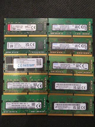10x Módulos SODIMM DDR4 8GB PARA ANTONI