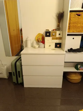 Cajonera Malm Ikea Blanco