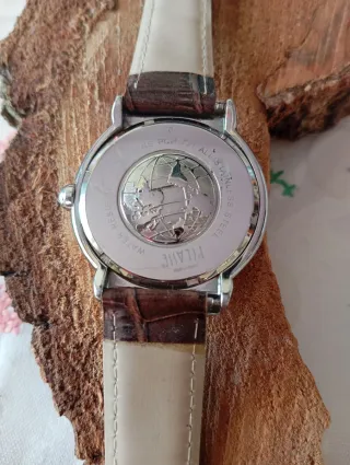 Orologio TCLASS Mappa Mondo Marrone Oro