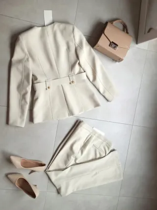 Conjunto Zara Beige