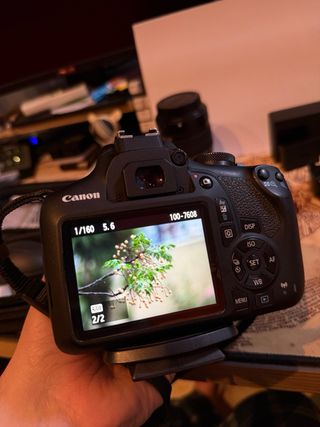 Canon 2000D + 2 objetivos