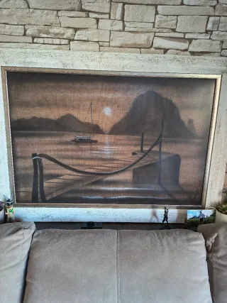 Cuadro decorativo paisaje marino