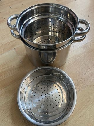 Olla de vapor de acero inoxidable