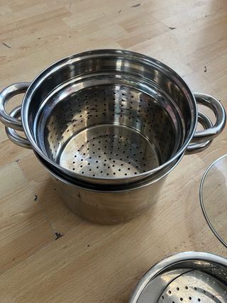 Olla de vapor de acero inoxidable