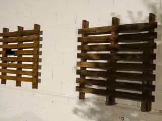 Palets de madera para flores