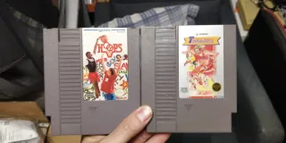 Juegos NES Hoops y Track & Field