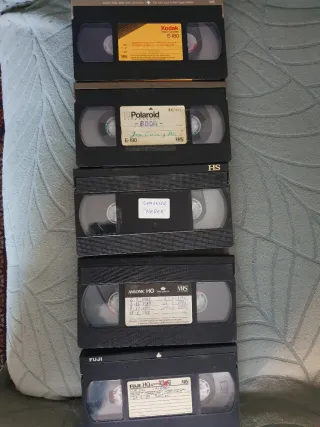 VHS, Beta, Video8, Hi8, Dig8, MiniDV a Digital