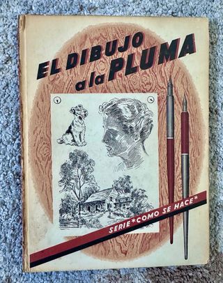 Lote 3 Libros de Arte y Dibujo antiguos