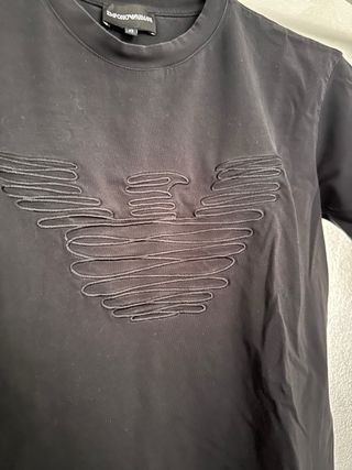 T-shirt Emporio Armani nera uomo