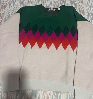 Jersey de punto con rombos