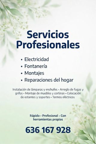 Reparaciones del Hogar Servicio Manitas