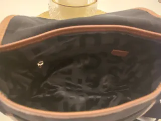 Bolso Purificación García tela negro