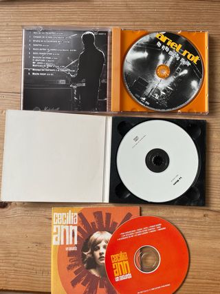 Lote 3 CDs: Ariel Rot, Le Mans, Cecilia Ann
