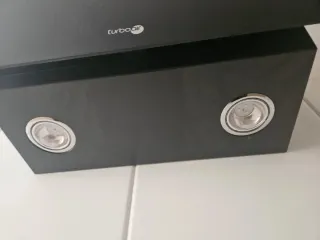 Campana Extractora TURBOAIR Negra