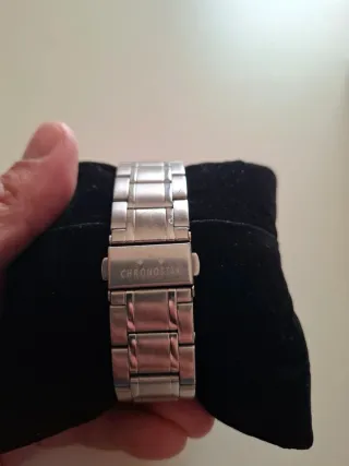 Orologio Chronostar Uomo Cronografo Nero Argento