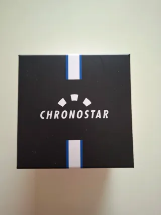Orologio Chronostar Uomo Cronografo Nero Argento