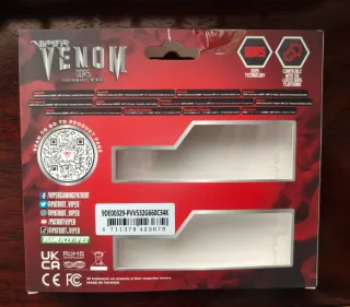 32GB DDR5 6600MHz 2x16GB Patriot Viper Venom