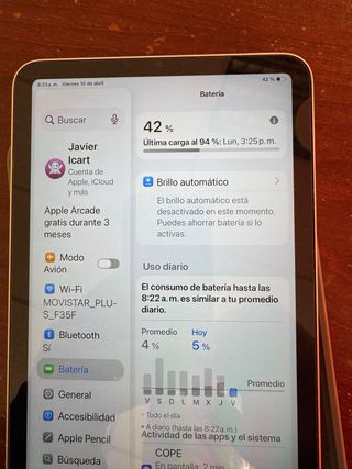 iPad mini 6 Wifi 2022 Gris/Plata