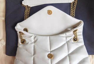 Bolso de hombro YSL Saint Laurent Loulou Puffer