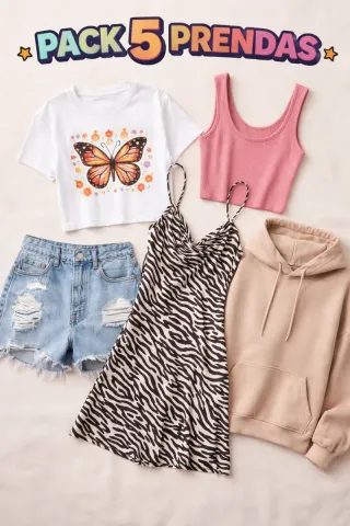 Pack 5 Prendas Talla Única