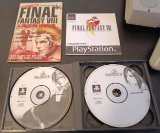 🇪🇸Consola PS1 + Final Fantasy VIII + Guía