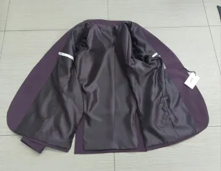 Abito traje uomo color prugna tg 48 primavera esta