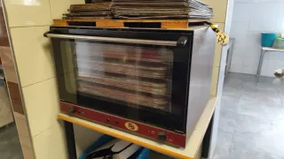 Horno profesional con bandejas