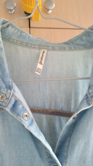 Camisa vaquera Stradivarius Talla L