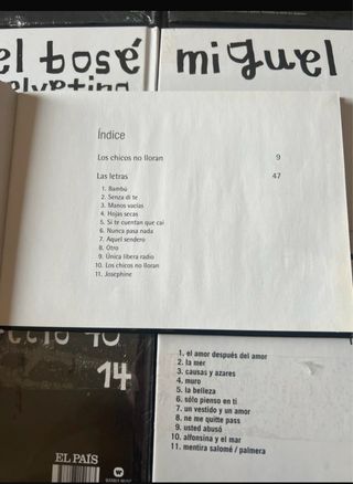 Colección CD Miguel Bosé