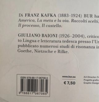 La metamorfosi di Franz Kafka