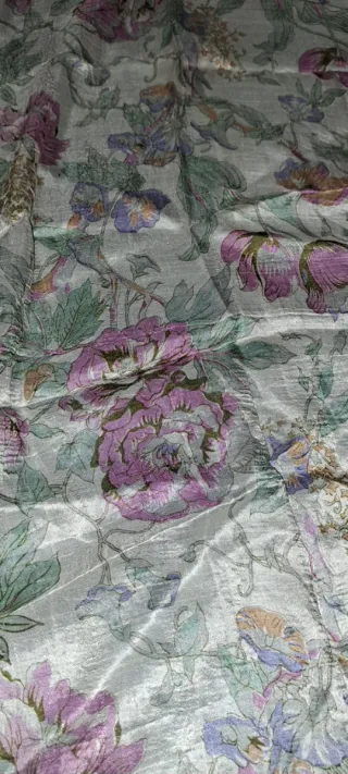 Foulard floreale multicolor