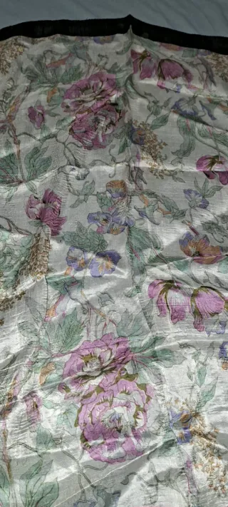Foulard floreale multicolor