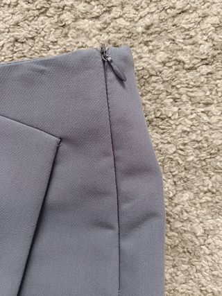 Falda-pantalón azul Zara