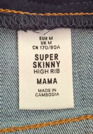 Pantalones de maternidad vaqueros azules