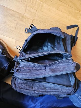 Mochila Táctica Militar Negra 50 L