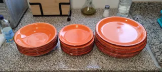 Vajilla Quid Cerámica Naranja