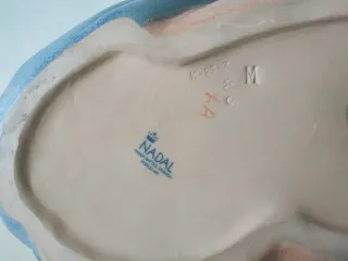 Figura Nadal Cerámica Niña Durmiendo