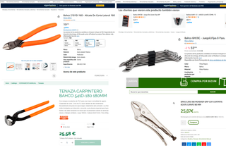 Bahco, maleta rígida con herramientas nueva