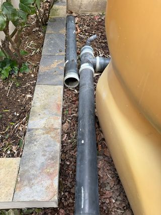 Caldaia a gasolio e serbatoio 1500 litri