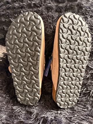 Zuecos Birkenstock Boston Beige Talla 39