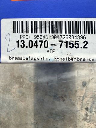 Pastillas Freno ATE Ceramic Bmw E46 330ci/330D