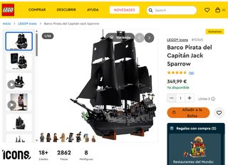 LEGO 10365 - Perla Negra (Barco de Jack Sparrow)