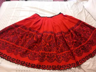 Falda Alcarreña.falda o refajo regional