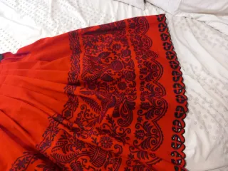 Falda Alcarreña.falda o refajo regional