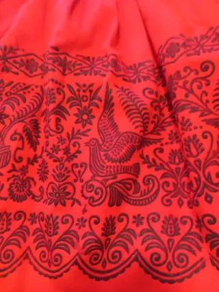 Falda Alcarreña.falda o refajo regional