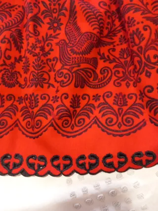 Falda Alcarreña.falda o refajo regional