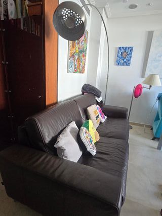 Sofá de piel de 3 plazas