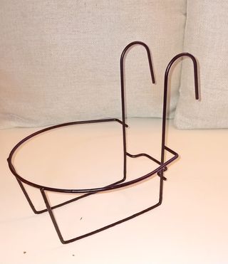 Soportes para macetas de hierro para balcón