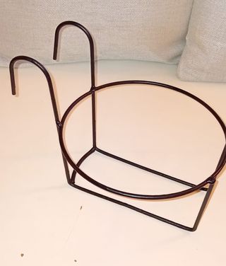 Soportes para macetas de hierro para balcón
