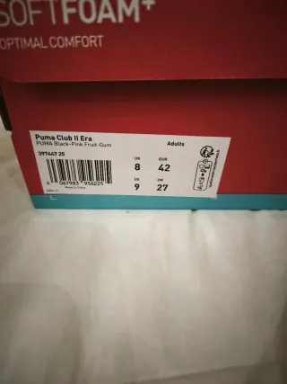 Zapatillas Puma Negras y Rosas